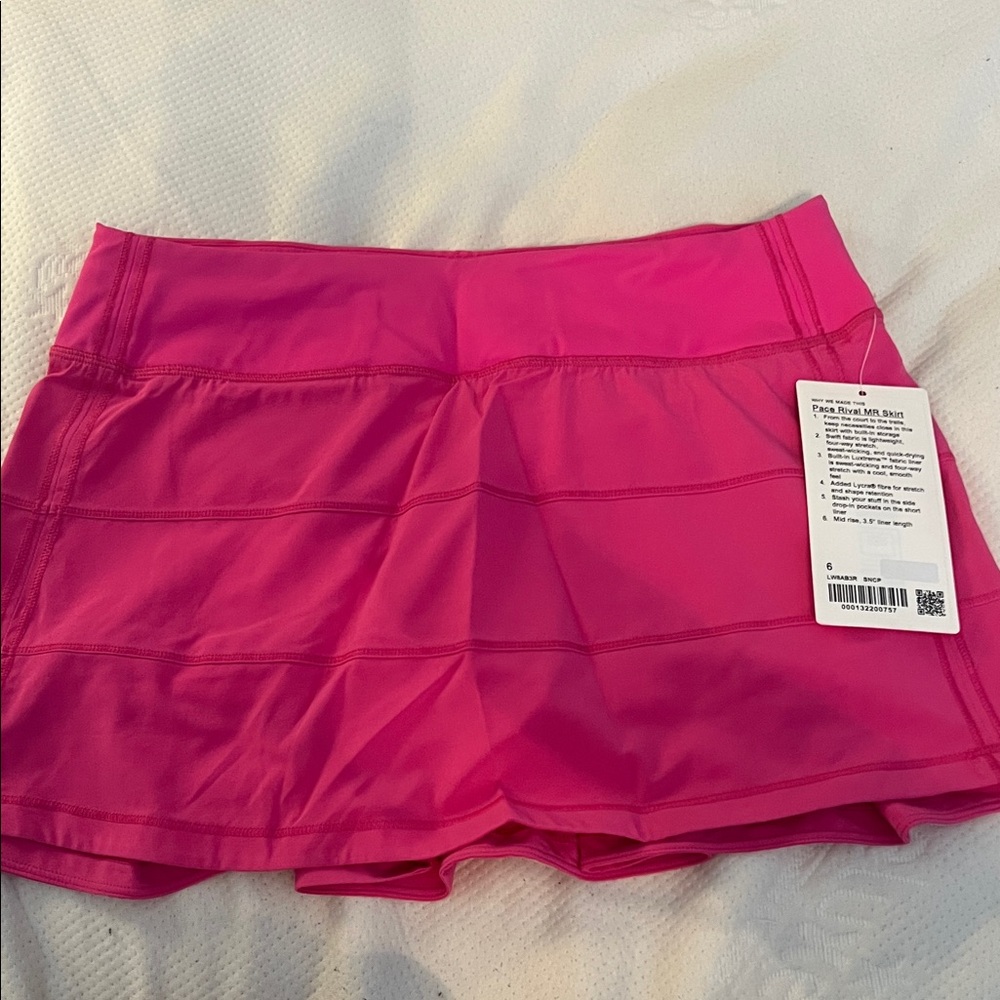 lululemon pace rival MR skirt